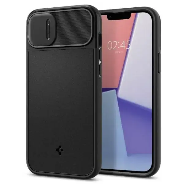 Spigen Optik Armor iPhone 14 MAG Magsafe czarny|black ACS05070