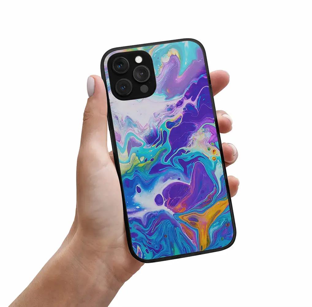 Fusion Print case silikona aizsargapvalks Apple iPhone 15 (dizains F2)