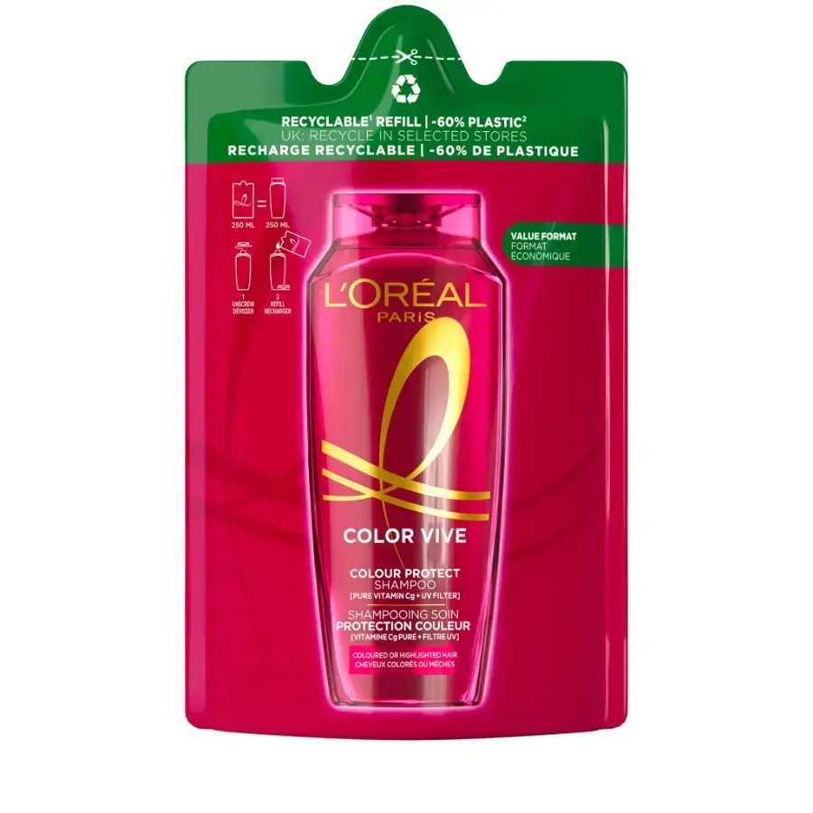 L'oréal Paris Elvital Color Vive Shampoo Refill 250 Ml