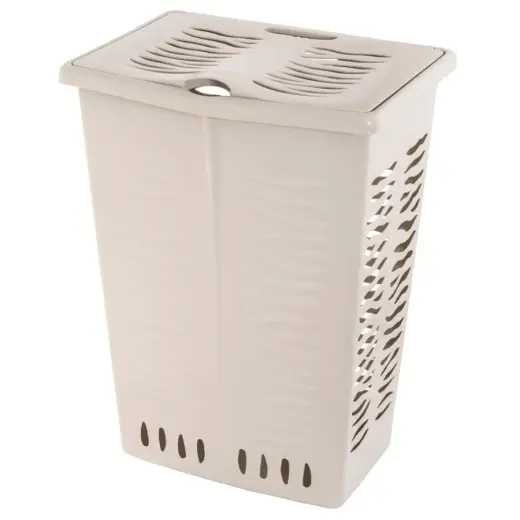 Laundry basket 42L Zebra vanilla