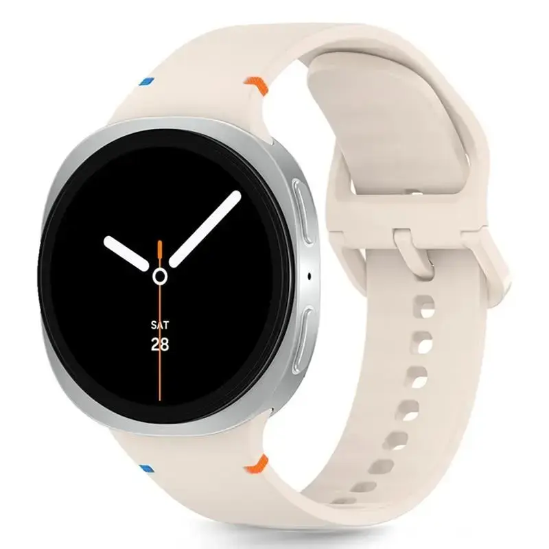 TECH-PROTECT SILICONE SAMSUNG GALAXY WATCH 8 | CLASSIC (40 | 44 | 46 MM) STARLIGHT