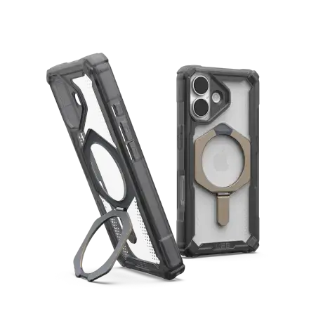 UAG Plasma XTE MagSafe case for iPhone 17 - gray and titanium