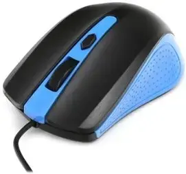 Omega OM05BL Standarta 3D Optiskā Datora Pele Ar Vadu | 1000 DPI | USB Zila