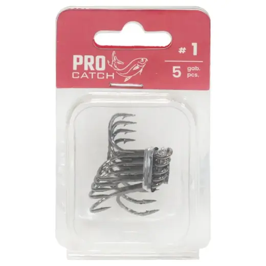 Āķi trīsžuburu Pro Catch DPCA05  #1 5gb