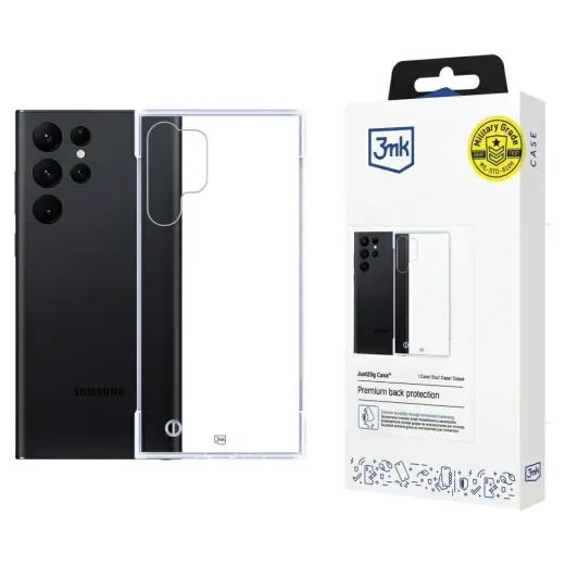 3MK Just20g Clear Case for Samsung Galaxy S23 Ultra