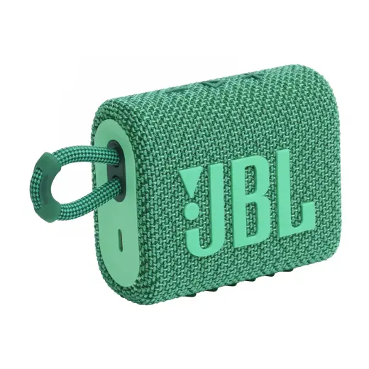JBL ūdensizturīga portatīvā skanda JBL Go 3 ECO, zaļa