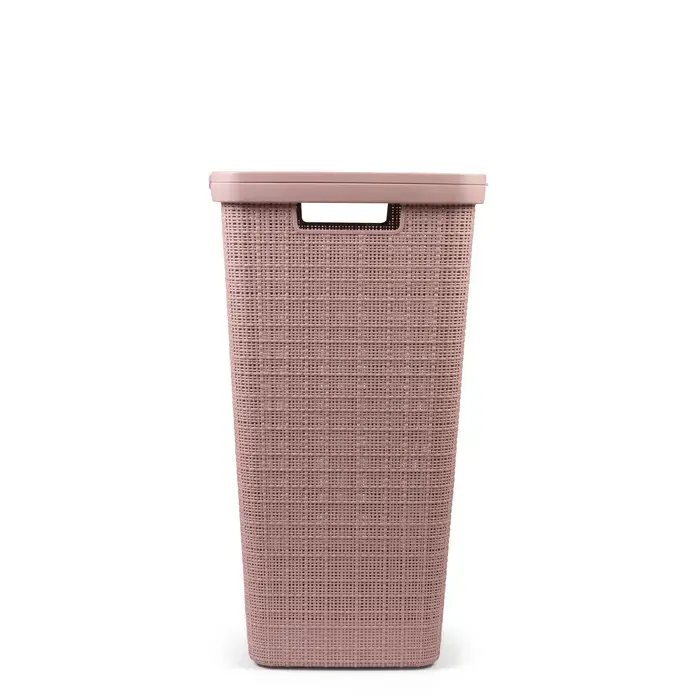 Veļas kaste Jute 58L 43x34x60cm rozā