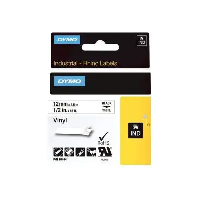 Dymo Schriftband (18444) Black White (S0718600)