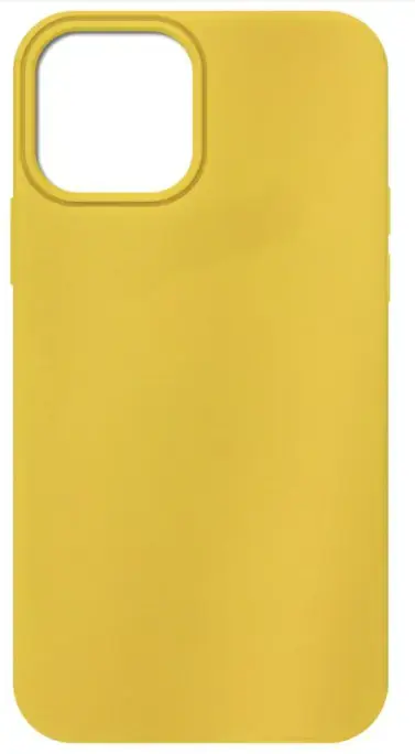 Fusion elegance fibre izturīgs silikona aizsargapvalks Apple iPhone 12 | 12 Pro dzeltens