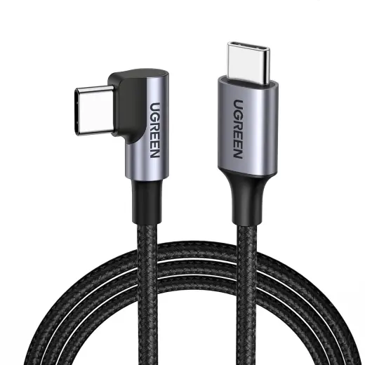 Ugreen US255 50122 datu pārraides un uzlādes vads | USB-C uz USB-C | 60W | 0.5m | pelēks