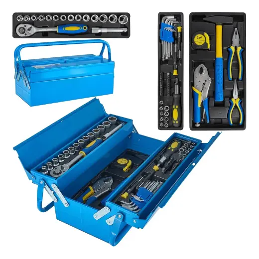 Cantilever Tool Box with 64pc Assortment