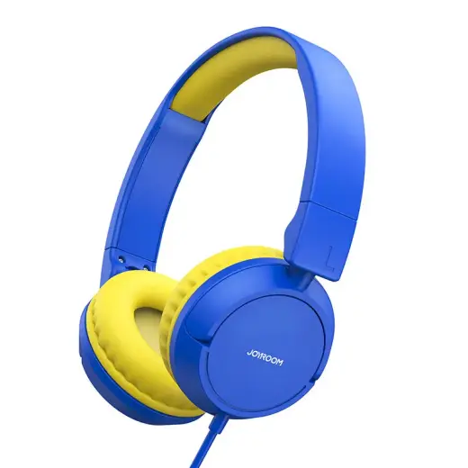 Joyroom on-ear headphones 3.5mm mini jack for children children blue (JR-HC1 blue)