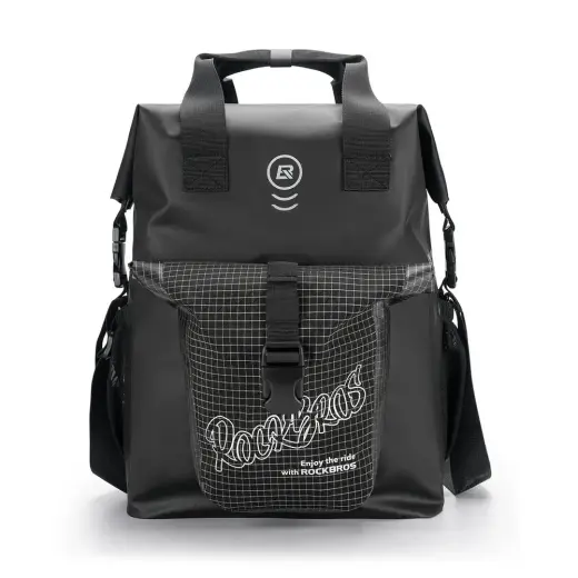 Torba rowerowa Rockbros AS-158 na kierownicę do roweru składanego Brompton 18 l - czarna