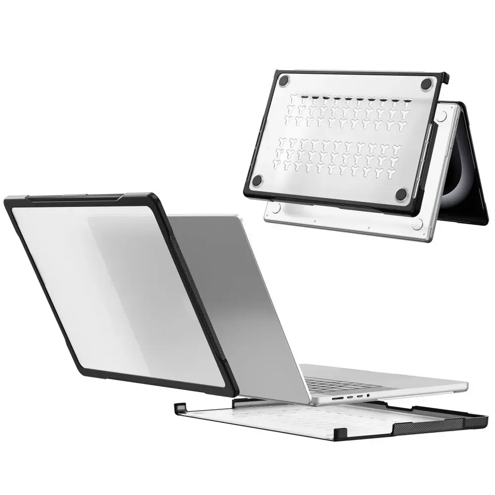 TECH-PROTECT VELAR MACBOOK PRO 16 M1-M5 / M5 PRO / M5 PRO MAX 2021-2026 BLACK/MATTE CLEAR