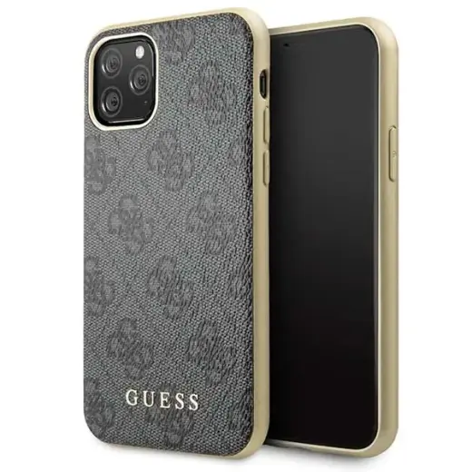 Guess GUHCN58G4GG iPhone 11 Pro szary|grey hard case 4G Collection