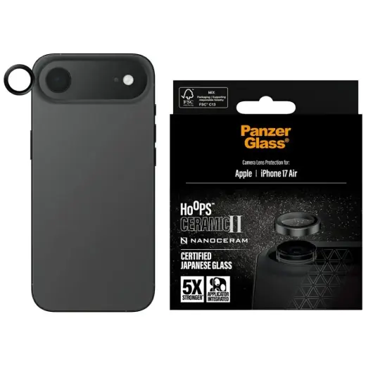 PanzerGlass Hoops Ceramic II lens glass for iPhone Air