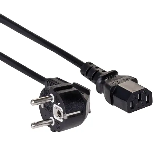Power Cable Akyga AK-PC-05C CU CEE 7|7 | IEC C13 5m