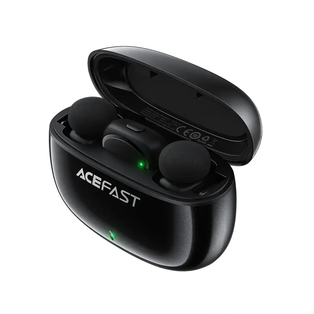 Acefast R2 Wireless Lavalier Microphones - Black