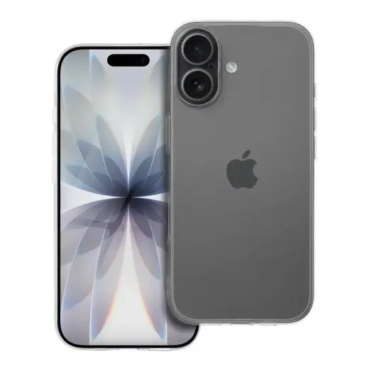 Clear 2 mm telefono dėklas iPhone 17 skaidrus