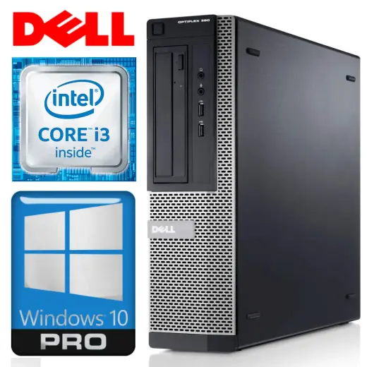 DELL 390 DT i3-2120 8GB 240SSD+500GB WIN10PRO|W7P [refurbished]