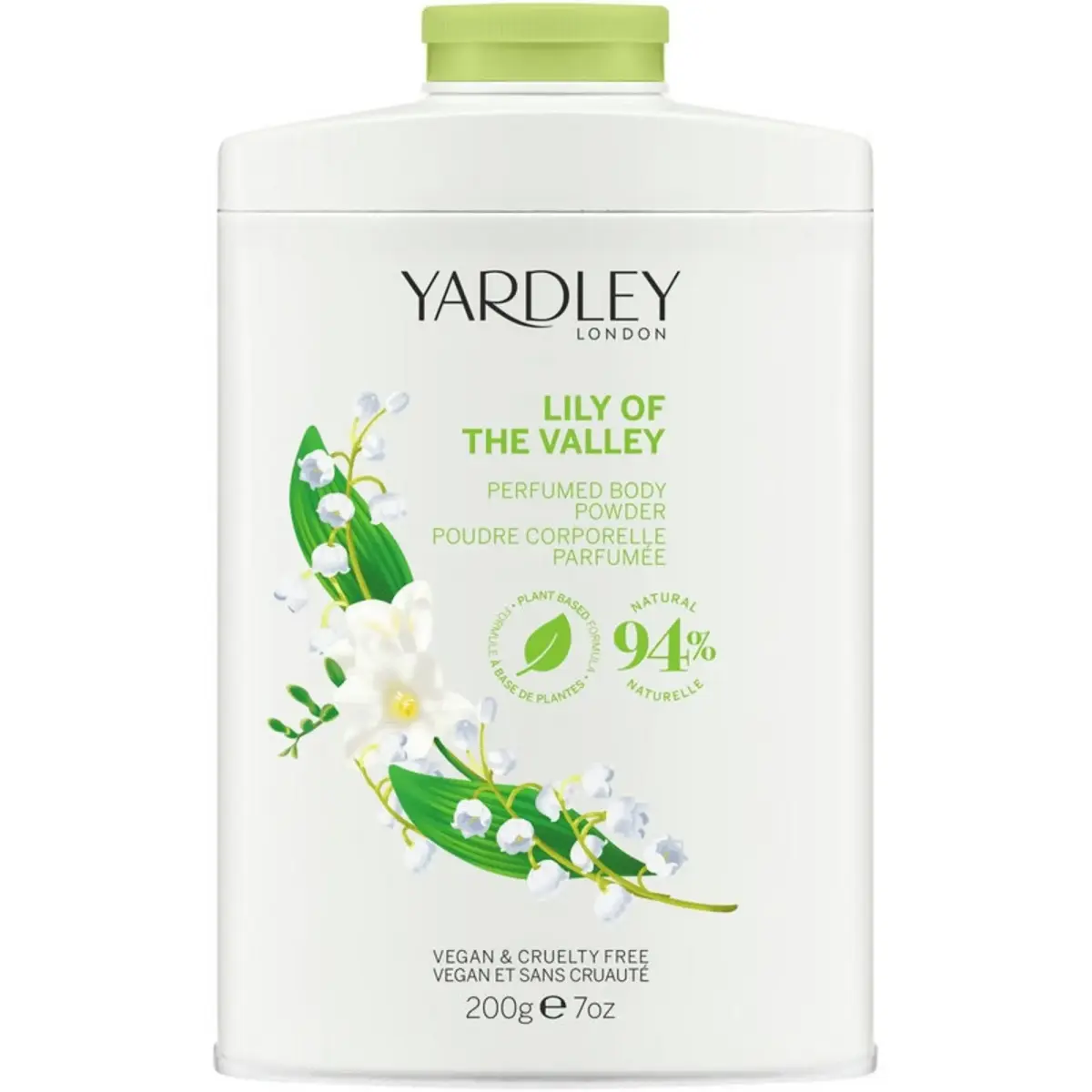 Yardley, Lily Of The Valley, Body Powder, Lily, 200 g