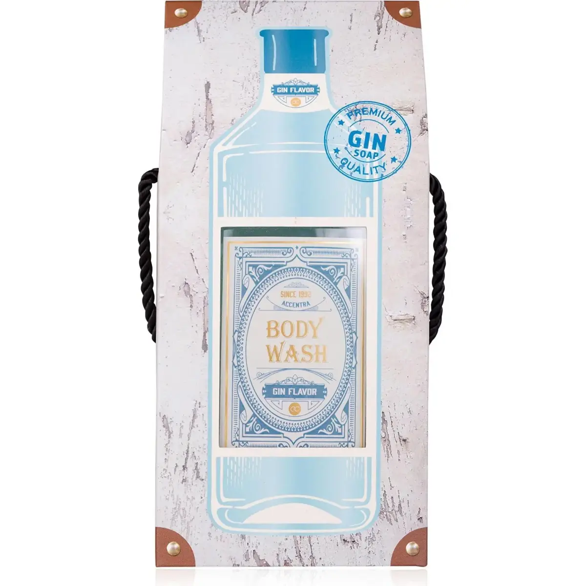 Accentra, Set Regalo Bellezza, Gel Doccia per Uomo GIN FLAVOR