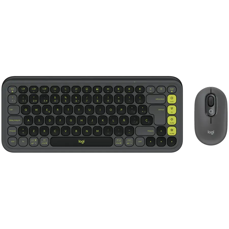 LOGITECH POP ICON COMBO - GRAPHITE - UKR - BT  - INTNL-973