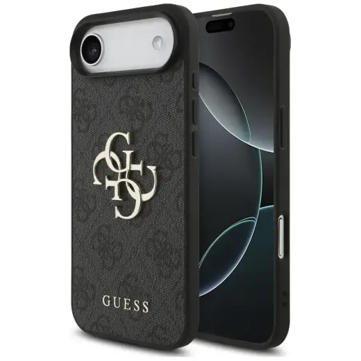 Guess 4G Big Logo phone case for iPhone 17 Air black