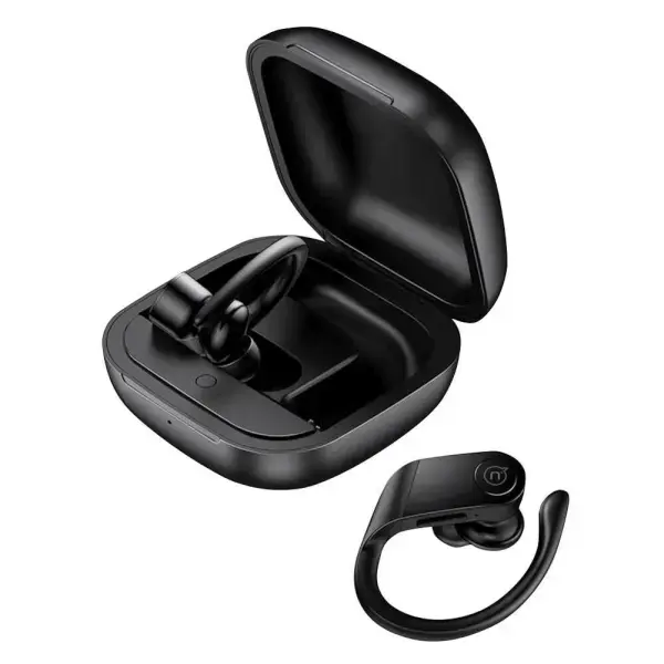 USAMS Słuchawki Bluetooth 5.0 TWS YI series bezprzewodowe czarny|black BHUYI01