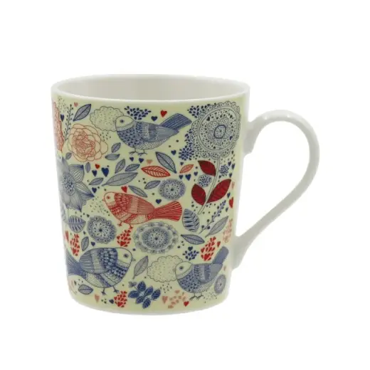 Krūze "Birds and flowers" 350ml