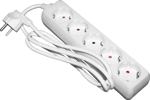 Pagarinātājs 5-vietīgs 3m a/z pievadvads 3Gx1.0mm