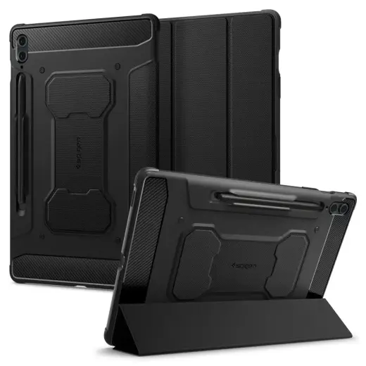 Spigen Rugged Armor Pro case for Samsung Galaxy Tab S9 FE+ 12.4'' X610 | X616B - black