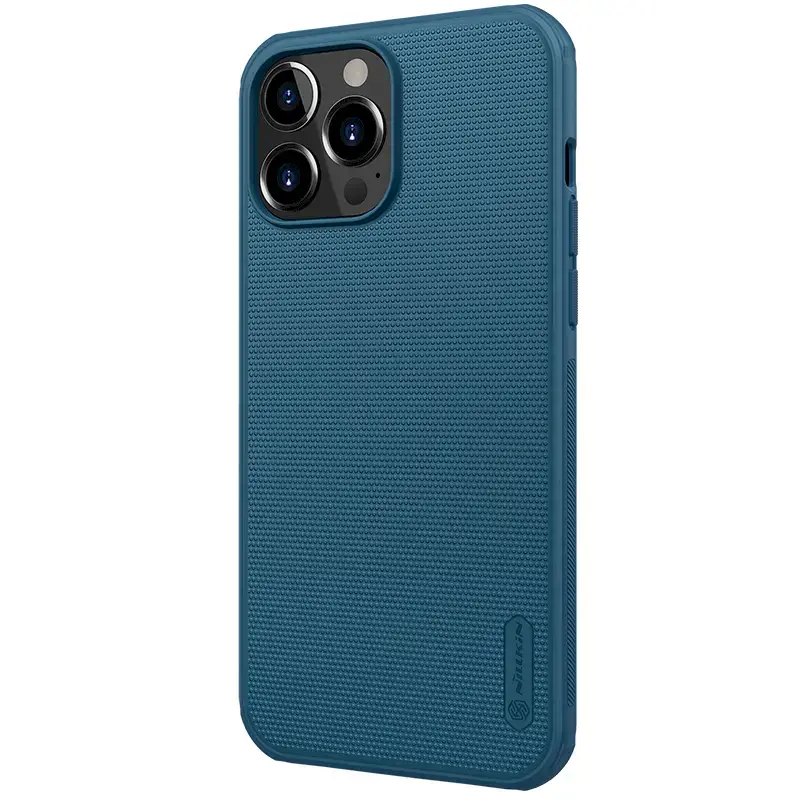 Nillkin Super Frosted PRO Back Cover for iPhone 13 Pro Max Blue (Without Logo Cutout)