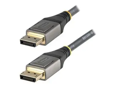 StarTech.com 3ft (1m) VESA Certified DisplayPort 1.4 Cable, 8K 60Hz HDR10, Ultra HD 4K 120Hz DP Video Cable, DisplayPort to DisplayPort Cable, DP Cord for Monitors|Displays, M|M - DP 1.4 Cable with Latches (DP14VMM1M) - DisplayPort cable - DisplayPort to