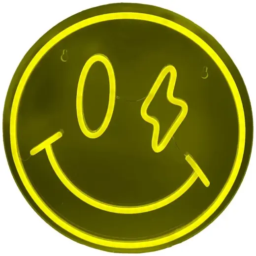 Neon Beline Light Smiling Face