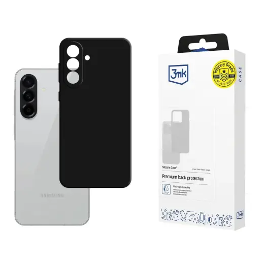 3mk Silicone Case for Samsung Galaxy A56 5G - Black