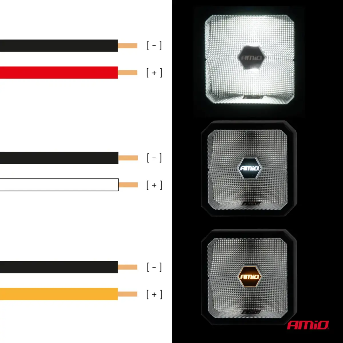 LED work lamp 30W COMBO 12V 24V AMIO-04394