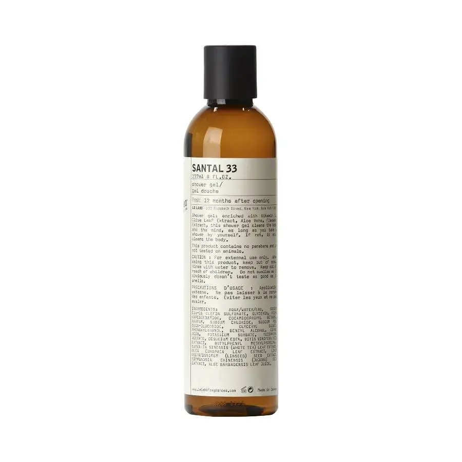 Le Labo, Santal 33, Vitamin E, Cleansing, Shower Gel, For All Skin Types, 237 ml
