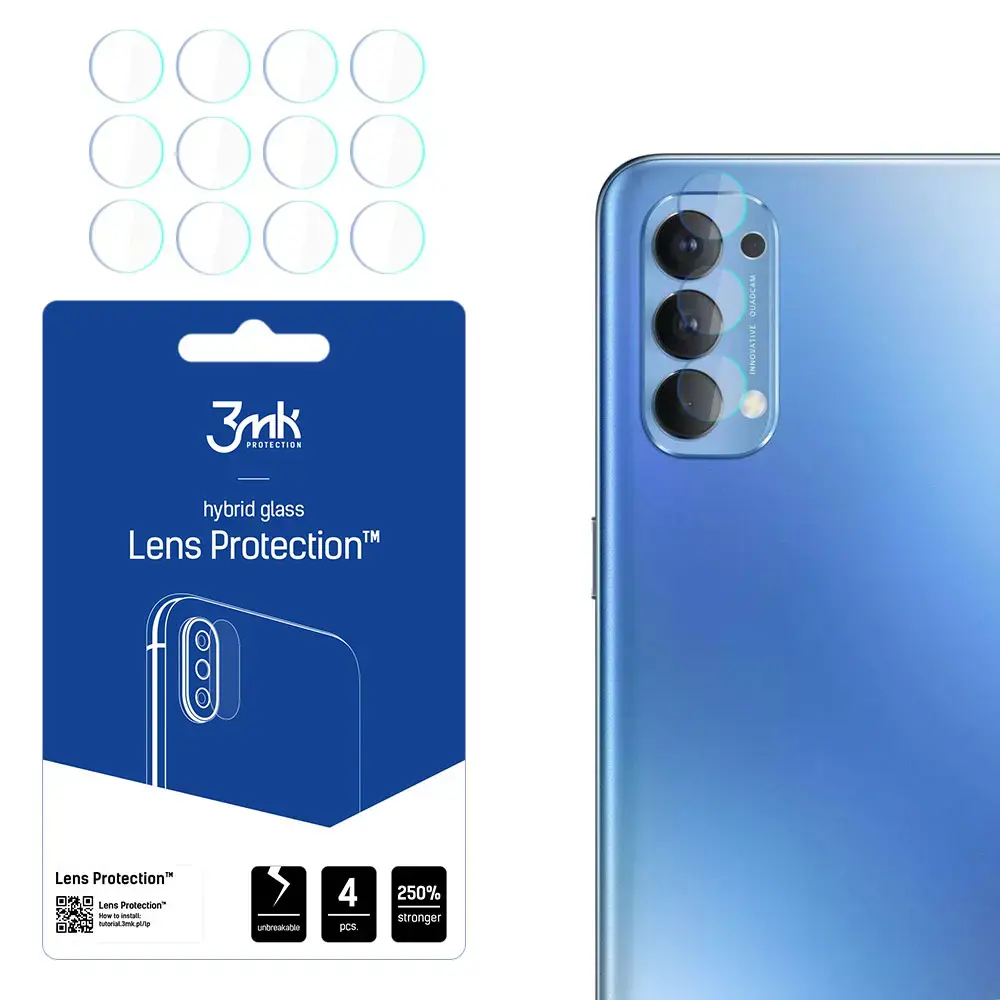 Oppo Reno 4 CPH2113 - 3mk Lens Protection™ screen protector