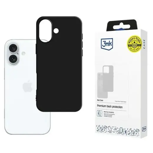 3MK Matt Case iPhone 16 Plus 6.7" black