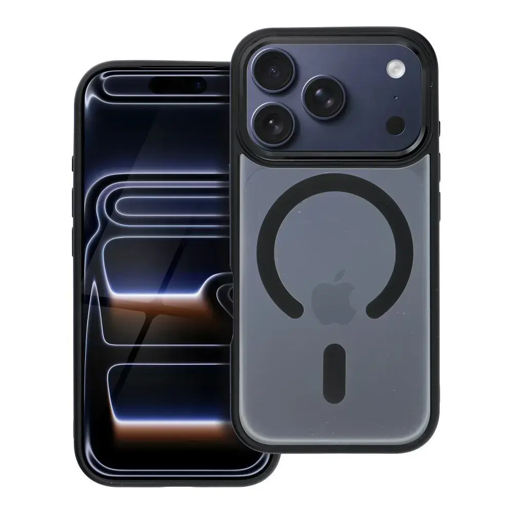 MATTE MAG COVER case compatible with MagSafe for IPHONE 17 Pro black