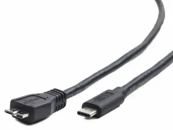Gembird data transfer and charging cable | Micro USB to USB-C | 1m | black