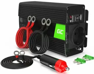 Strāvas pārveidotājs Green Cell Car Power Inverter Converter 12V to 230V 1000W/ 2000W Pure sine