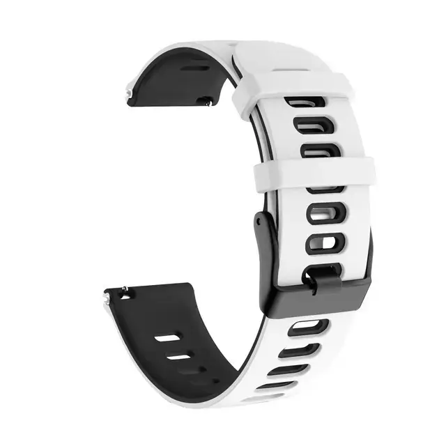Universal silicone loop 22mm design 3 white