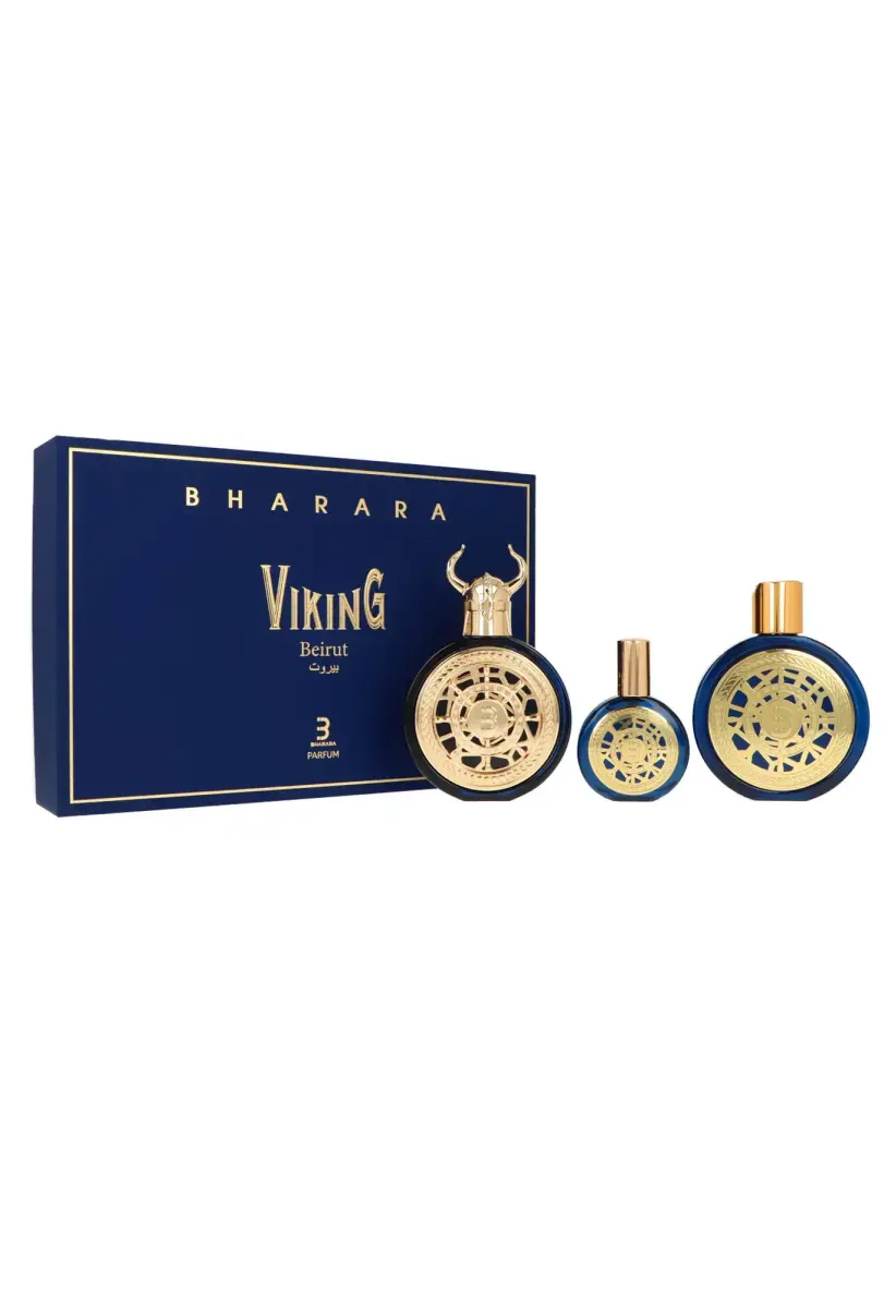 Set Bharara Viking Beirut Edp 100ml + Parfum 30ml + Body Lotion 180ml