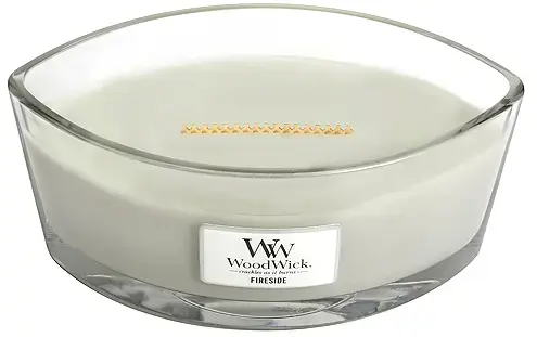 WoodWick Fireside scented candle with wooden wick 453,6 g