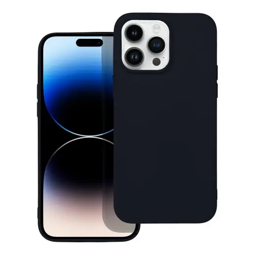 SOFT telefono dėklas iPhone 14 Pro Max juodas