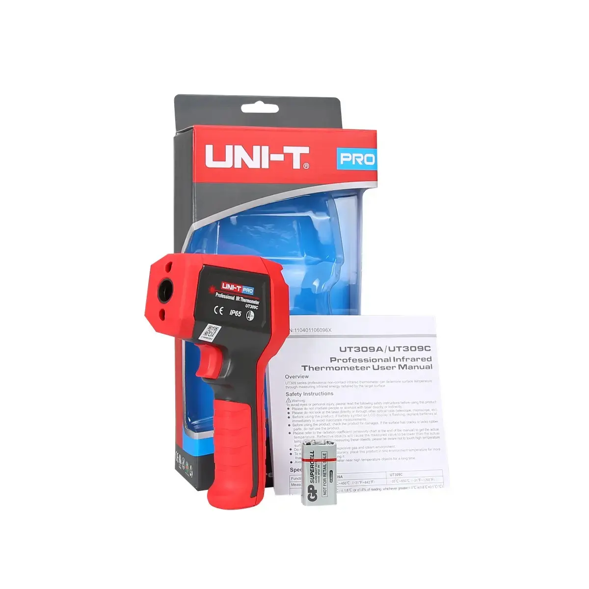 Profesional Infrared thermometer -32°C to 450°C