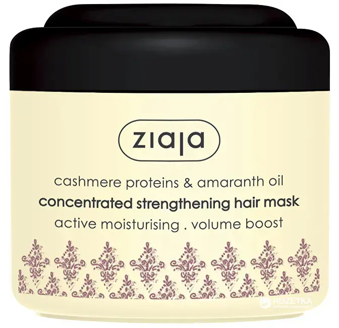 Ziaja Strengthening Hair Mask with Amaranth Oil Cashmere 200 Ml