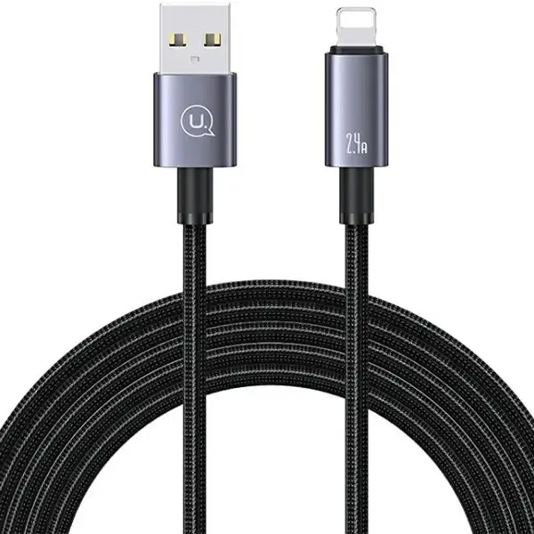 USAMS SJ667USB01 datu pārraides un uzlādes vads | USB-A uz Lightning | 12W | 1.2m